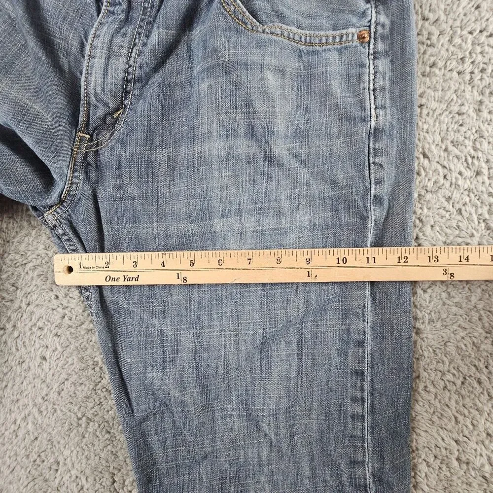 Levis 569 Jeans Mens 35x31* Blue Cotton Loose Straight Distressed Grunge Skater